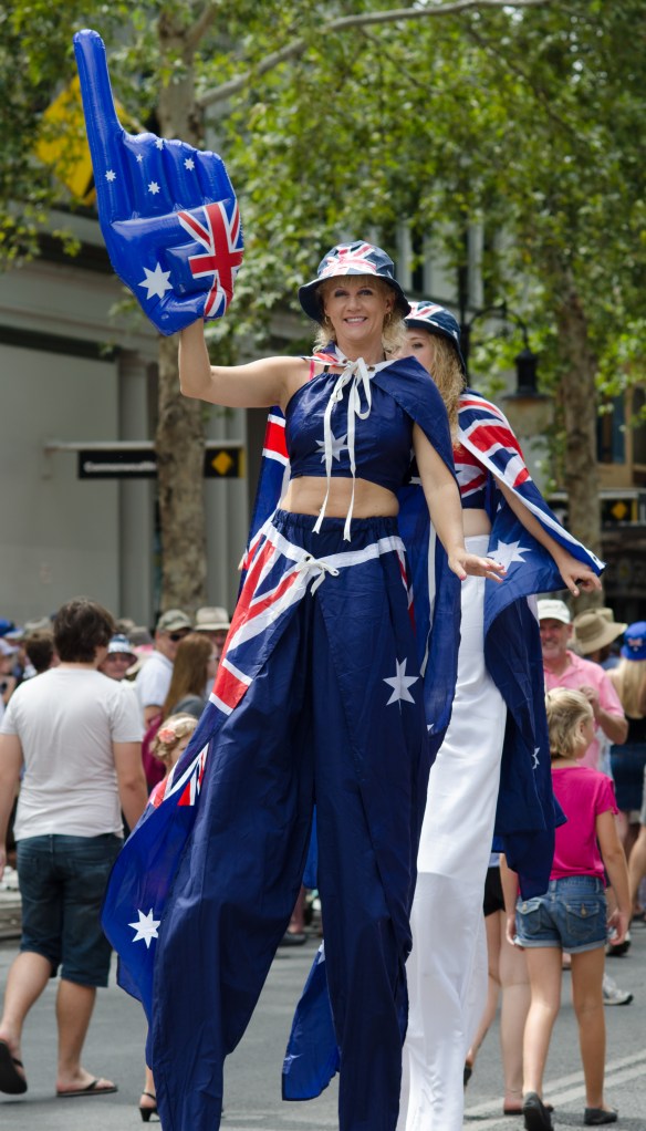 Can you tell it was Australia Day ?