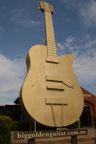 The symbol of Tamworth, the Golden Guitar