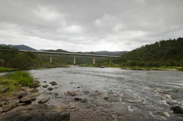 MacKillop's Bridge stands well above the Snowy River now, but it was not always so.