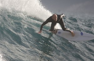 Surfing Jakes Point