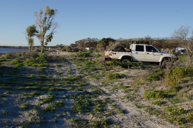 Free camping by the beach