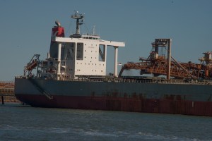 and finally the ore ends up ready for export