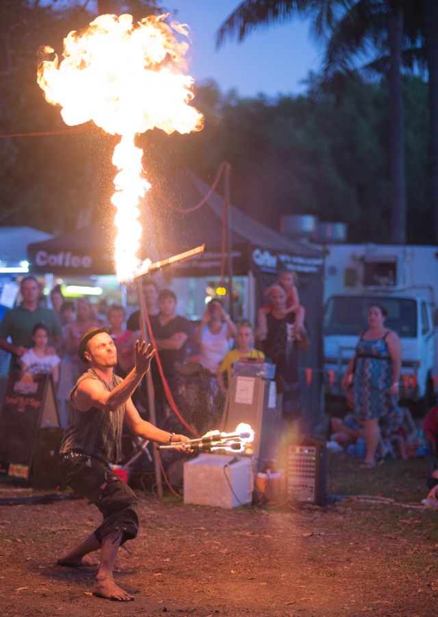 "Fire Manipulator", Mindil Beach Markets