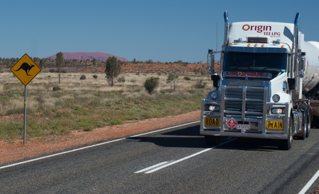 roos, roadtrains and the Rock