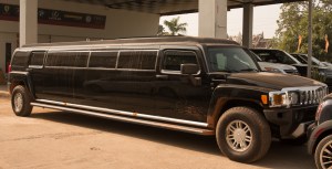Stretched limo, Vientiane car yard