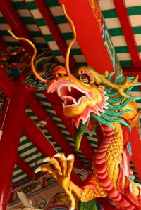 Guarding the entrance to the temple