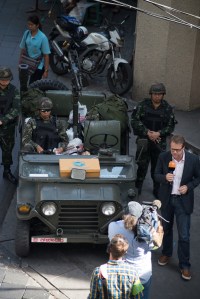 Pre-coup martial law media op yesterday