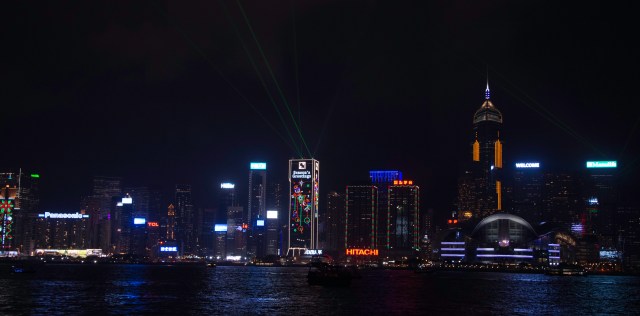 Seasons Greetings writ large and bright. Without photoshopped light beams!